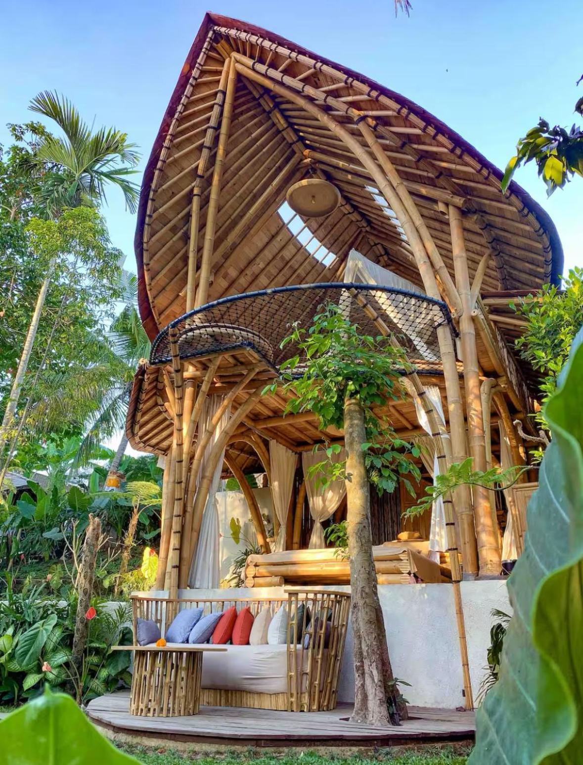 Wahem Eco Bamboo - Magical Bamboo House Ubud Bali Villa Luaran gambar