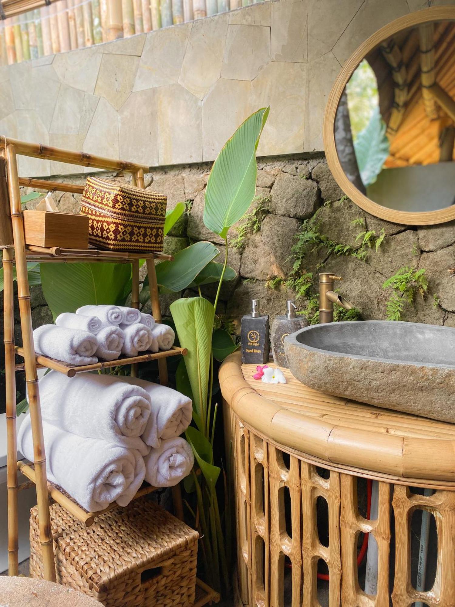 Wahem Eco Bamboo - Magical Bamboo House Ubud Bali Villa Luaran gambar