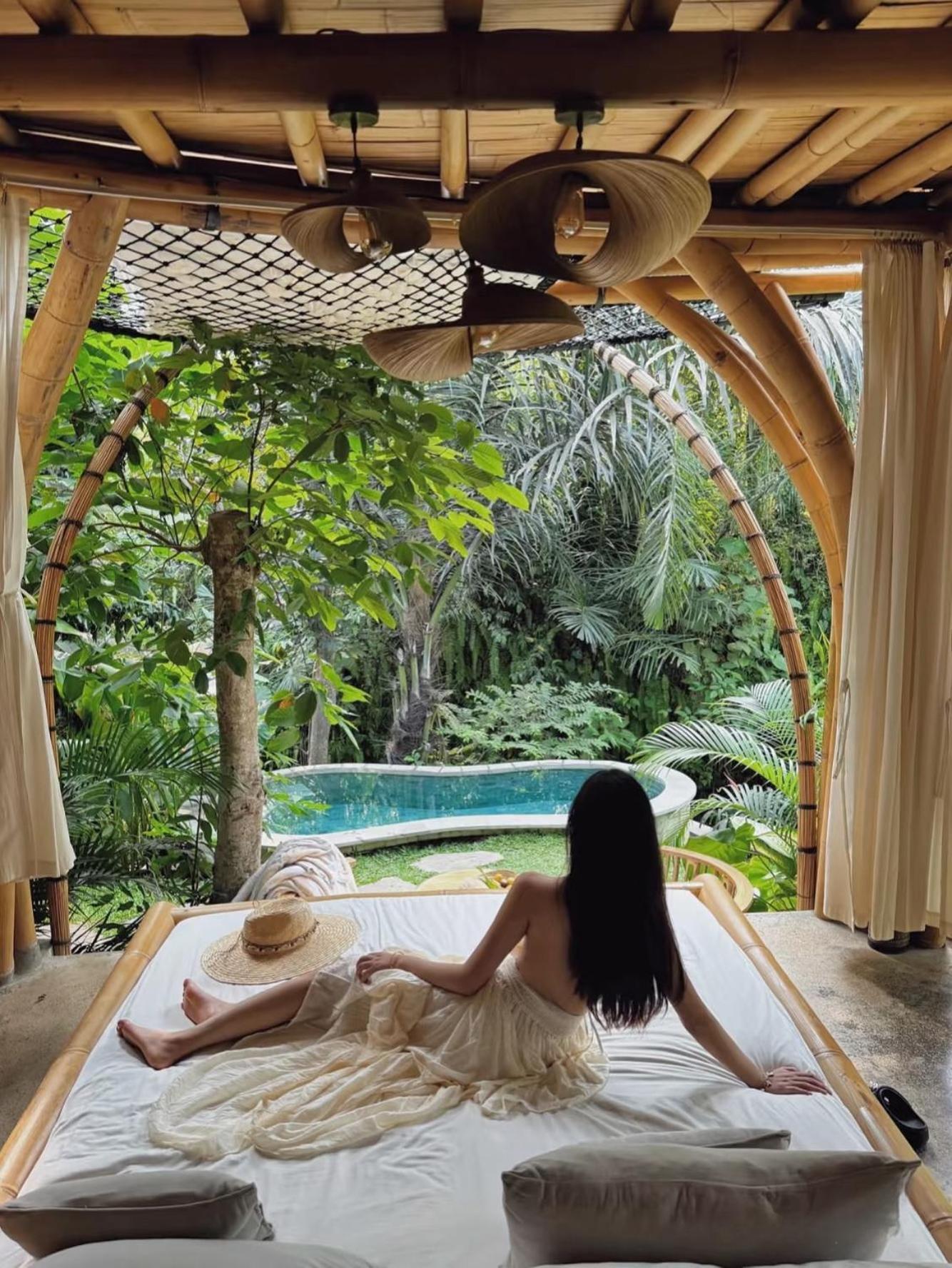Wahem Eco Bamboo - Magical Bamboo House Ubud Bali Villa Luaran gambar